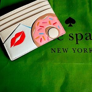 Kate Spade Coffee Break Donut Slim Card Holder / Wallet
